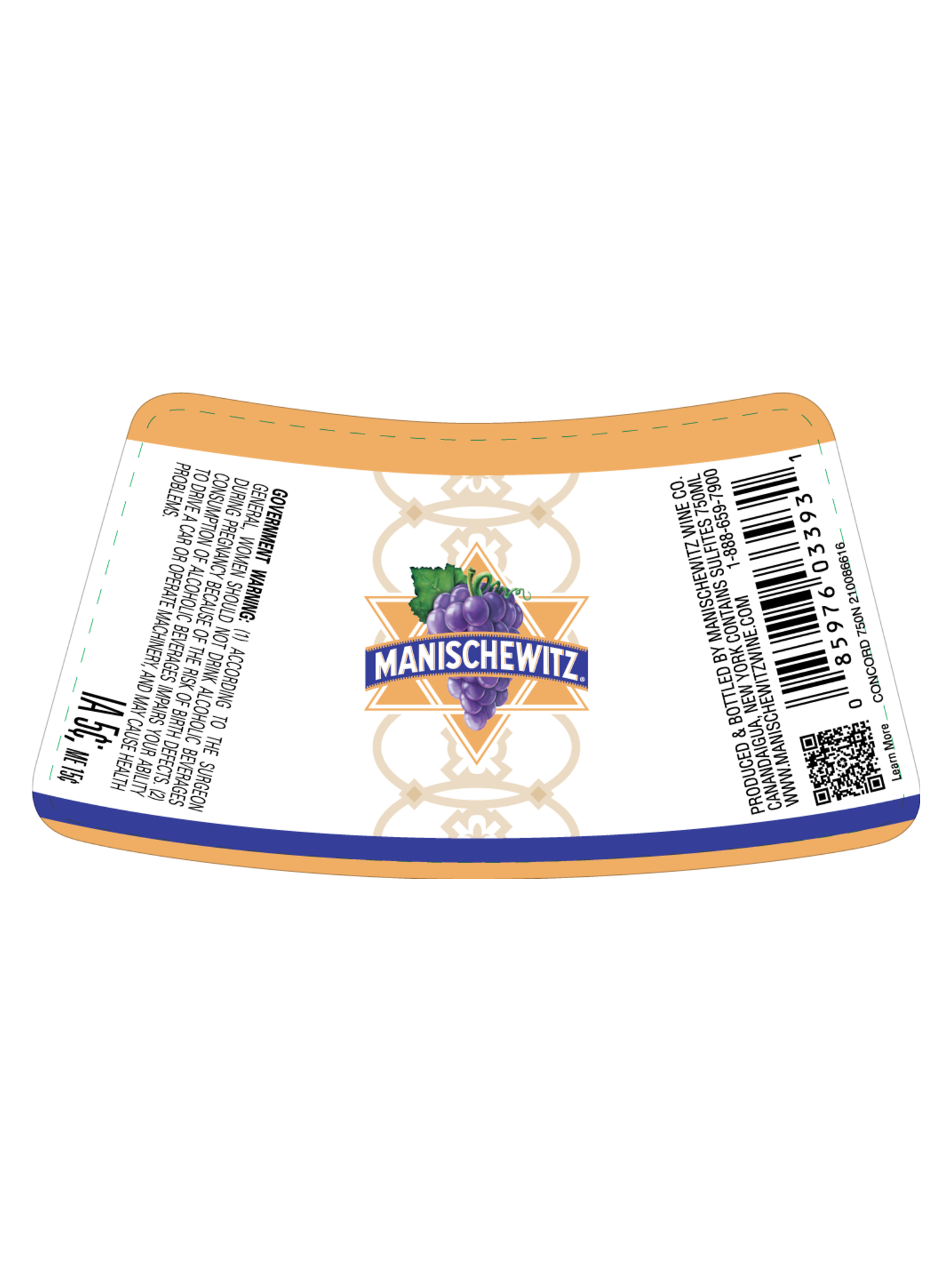 Manischewitz Concord Grape 750ML image number 3
