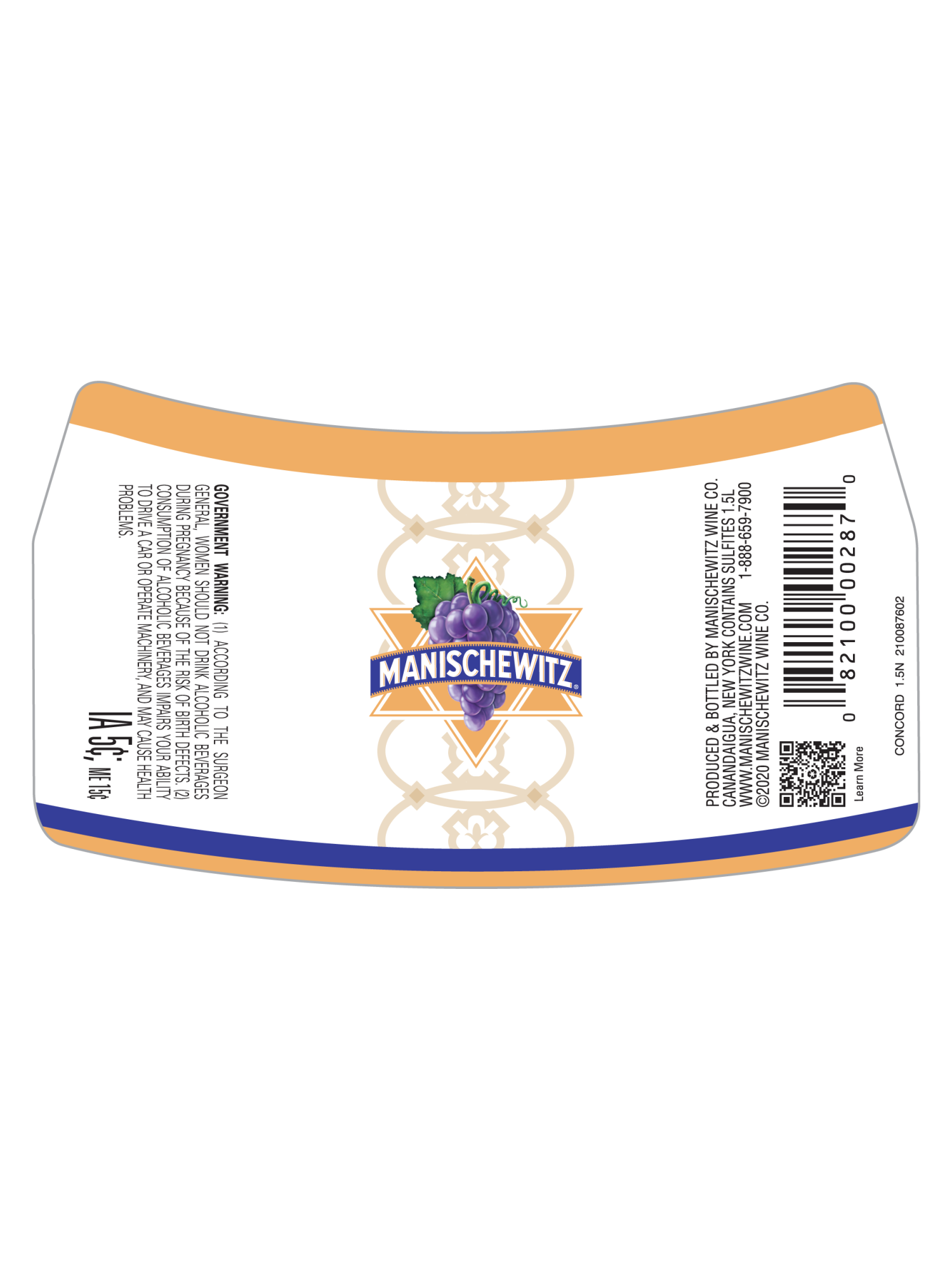 Manischewitz Concord Grape 1.5L image number 2