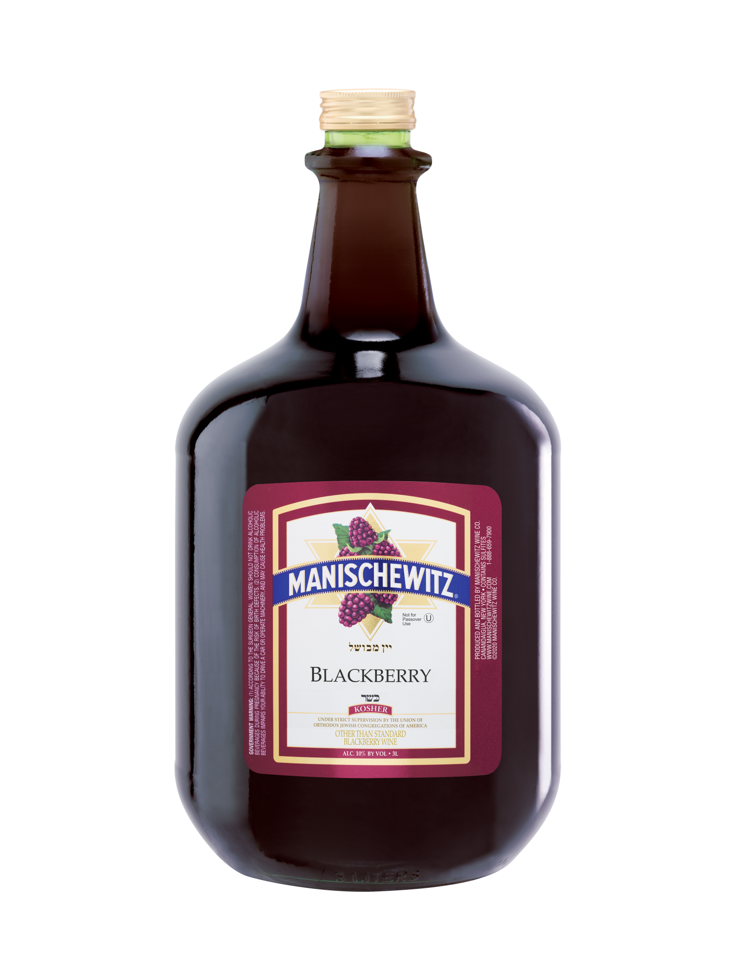 Manischewitz Blackberry 3L image number 1