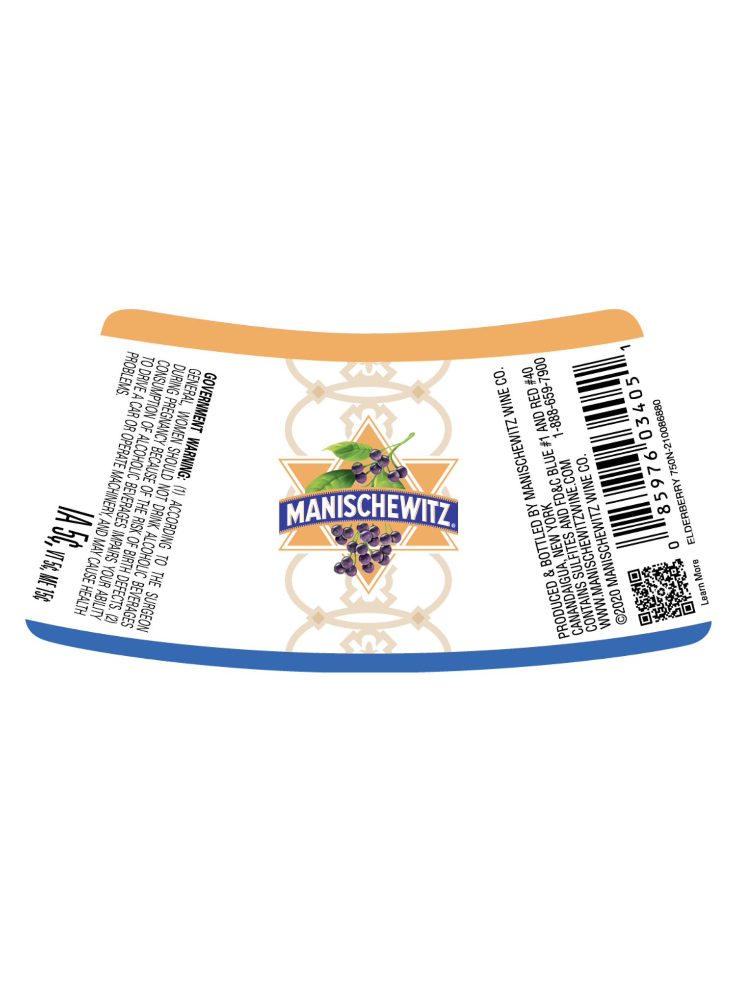 Manischewitz Elderberry 750ML image number 2